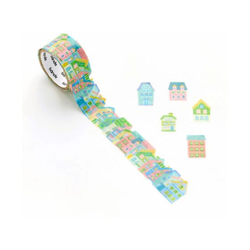 bande マスキングロールステッカー かわいいおうち BDA746 1巻（ご注文単位1巻）【直送品】
