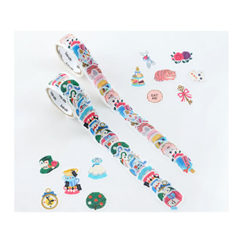 bande マスキングロールステッカー リトルアリスのティーパーティー BDA710 1個（ご注文単位1個）【直送品】