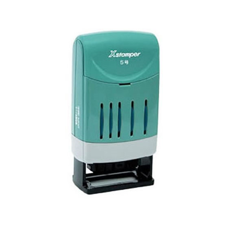 シヤチハタ 回転日付印 欧文日付 5号 藍 XNDB-5／H-B 1個（ご注文単位1個）【直送品】