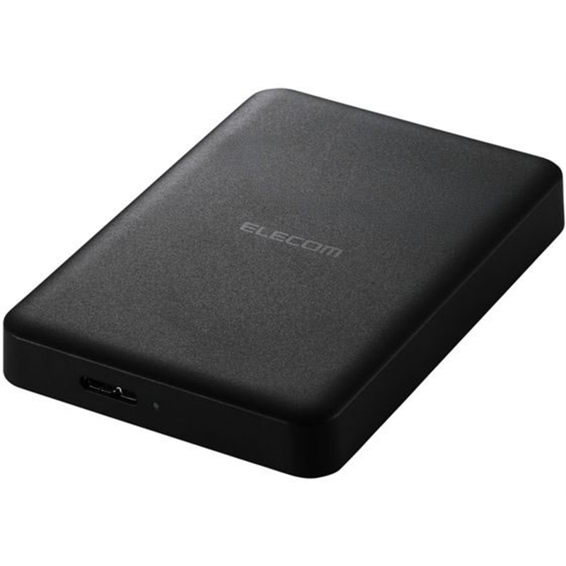 エレコム 外付けHDD 録画可 静音 2TB 黒 ELP-HTV020UBK 1個（ご注文単位1個）【直送品】