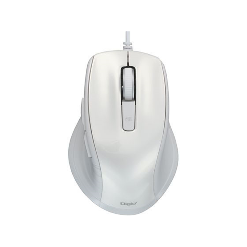 ナカバヤシ F_line 有線静音5ボタンBlueLEDマウス ホワイト MUS-UKF 1個（ご注文単位1個）【直送品】