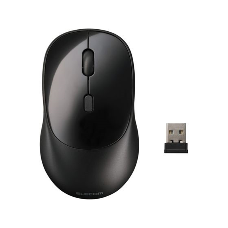 エレコム マウス マルチ接続 静音 4ボタン ブラック M-MY20MBSXBK 1個（ご注文単位1個）【直送品】
