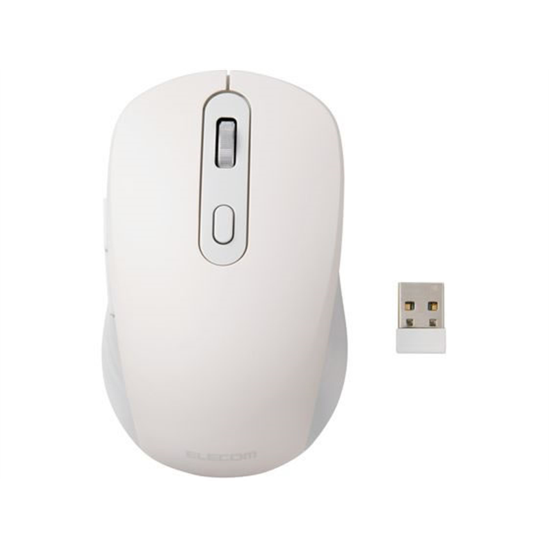 エレコム マウス マルチ接続 充電式 6ボタン ホワイト M-MY35MBSXWH 1個（ご注文単位1個）【直送品】