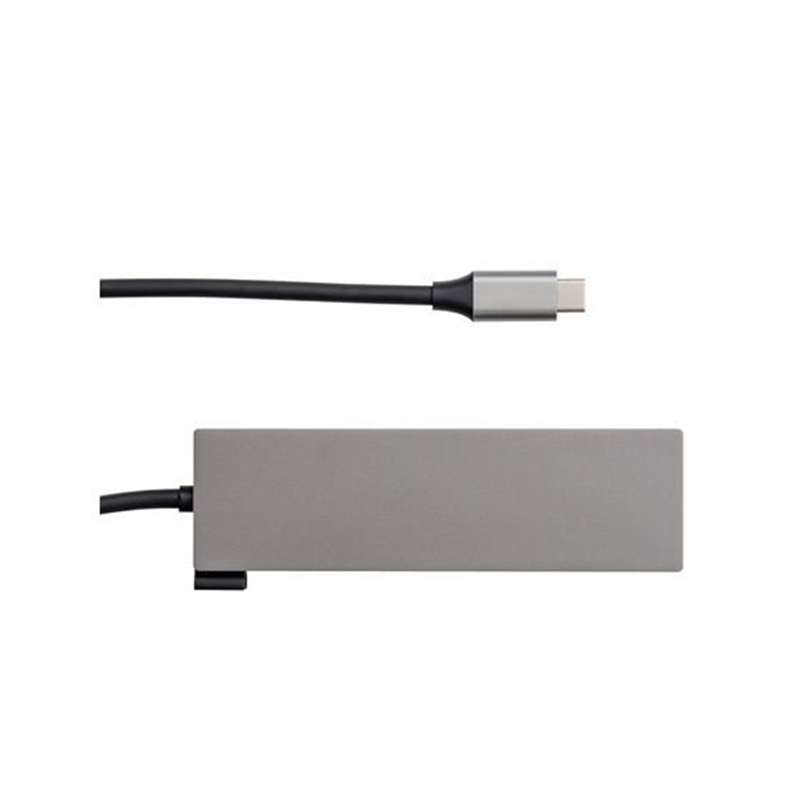 ナカバヤシ PD対応Type-Cアルミドッキングステーション 50cm グレー UD-C 1個（ご注文単位1個）【直送品】