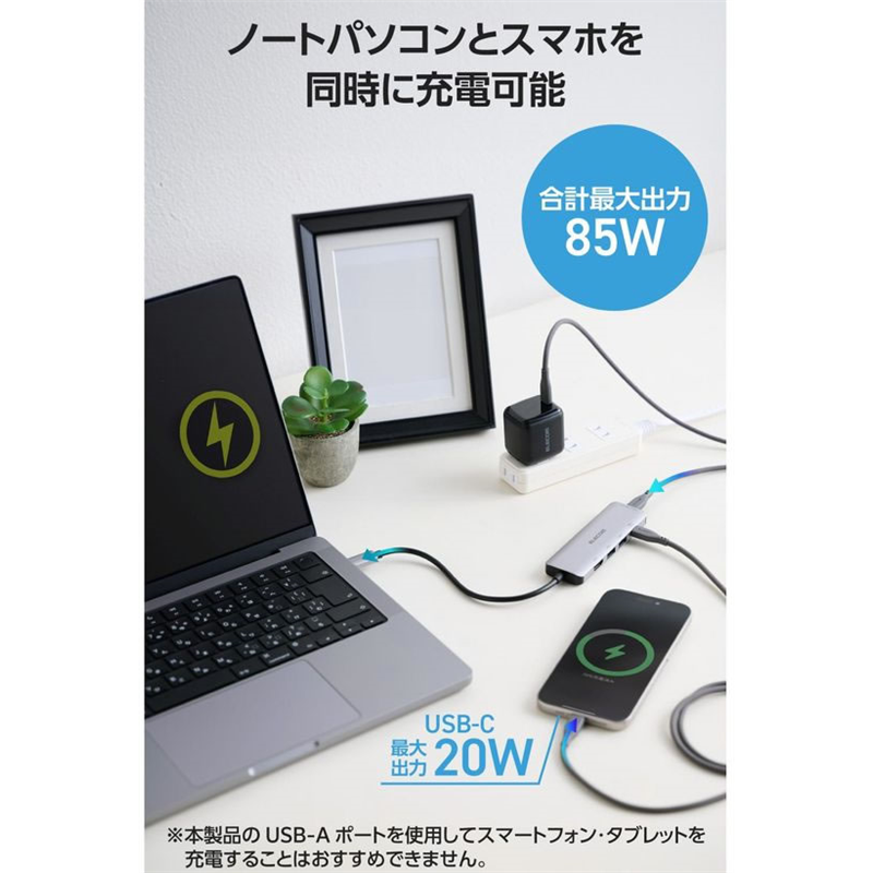 エレコム Type-Cドッキングステーション 5-in-1 シルバー DST-051BPSV 1個（ご注文単位1個）【直送品】