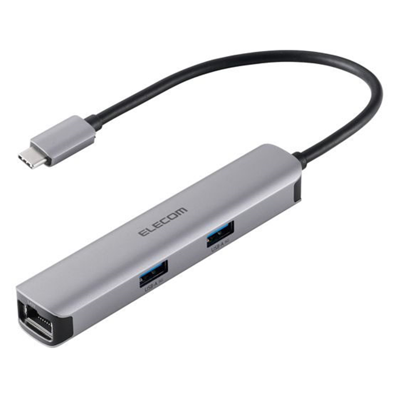 エレコム ドッキングステーション 10-in-1 シルバー DST-101BPSV 1個（ご注文単位1個）【直送品】