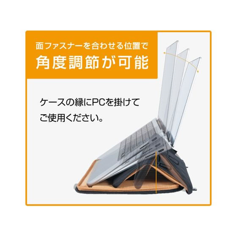 ナカバヤシ 15.6インチPC用インナーケース リサイクル ブラック SZC-FC152407 1個（ご注文単位1個）【直送品】