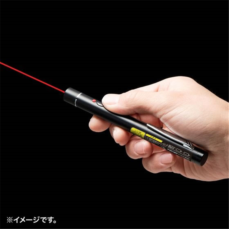 サンワサプライ 赤色レーザーポインター LP-RD315BKN 1個（ご注文単位1個）【直送品】