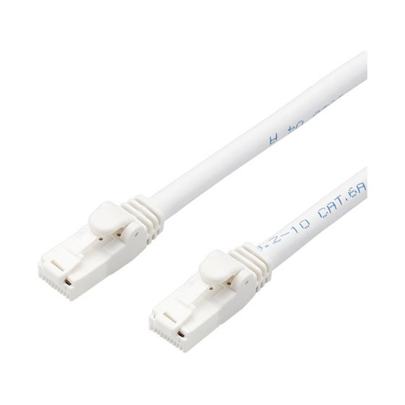 エレコム LANケーブル CAT6A 簡易包装 50m LD-GPAT WH50 RS 1個（ご注文単位1個）【直送品】