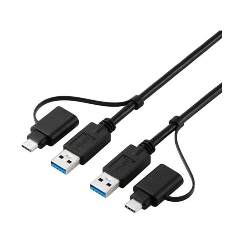 エレコム データ移行ケーブル USB3.0 Win Mac ブラック UC-TV8BK 1個（ご注文単位1個）【直送品】