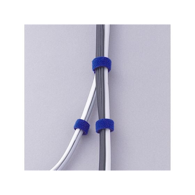 サンワサプライ ケーブルタイ 面ファスナー ブルー 1.5m CA-MF5BN 1個（ご注文単位1個）【直送品】