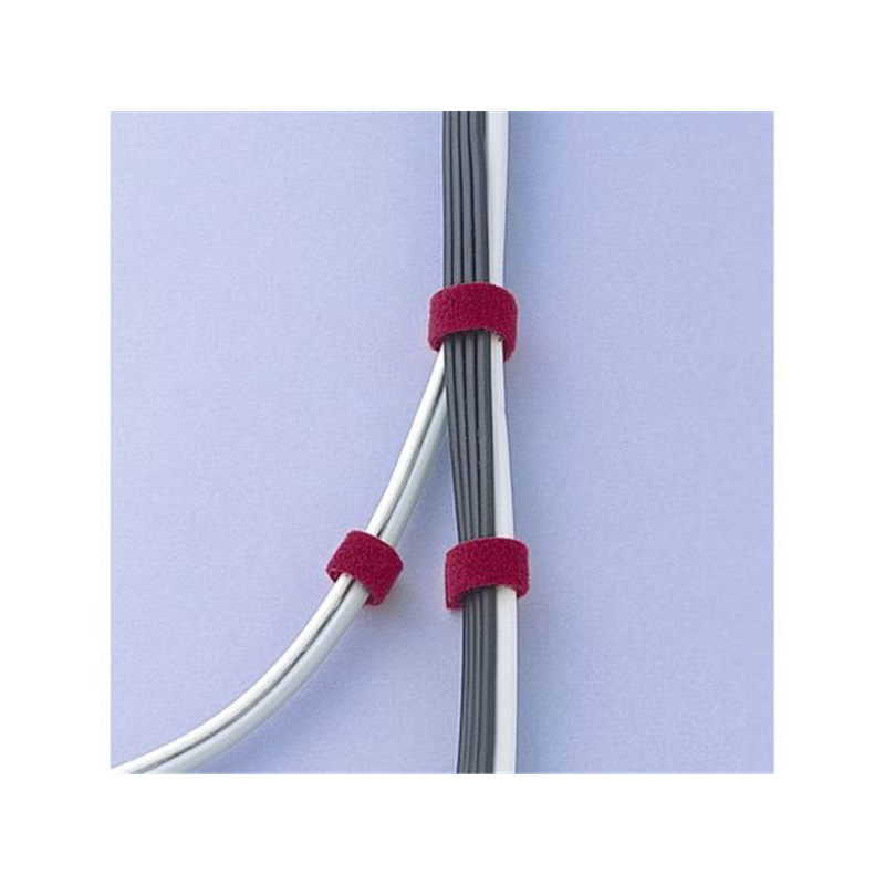 サンワサプライ ケーブルタイ 面ファスナー レッド 1.5m CA-MF5RN 1個（ご注文単位1個）【直送品】