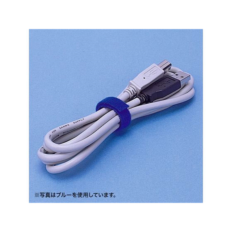 サンワサプライ ケーブルタイ 面ファスナー レッド 1.5m CA-MF5RN 1個（ご注文単位1個）【直送品】