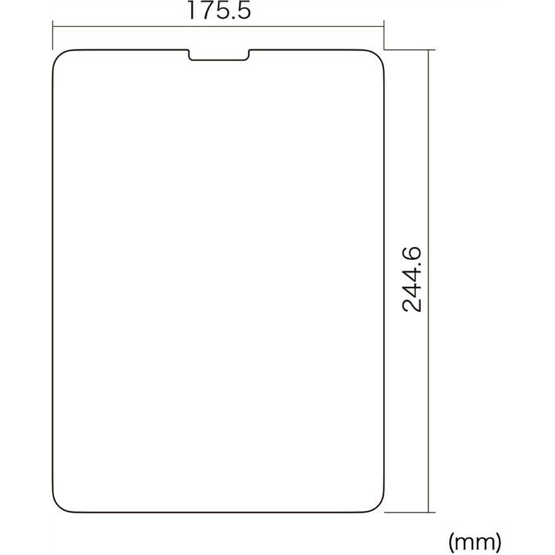 サンワサプライ 11インチiPadPro2022・2021・2020・2018、10.9インチiP 1枚（ご注文単位1枚）【直送品】