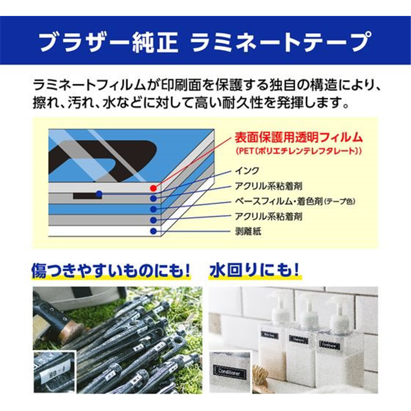 ブラザー ラベルテープ36mm黄色 黒文字 5個入り TZe-661V 1箱（ご注文単位1箱）【直送品】