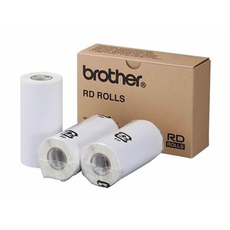 ブラザー プレカット紙ラベル RDシリーズ 感熱紙 3ロール入り RD-M 1箱（ご注文単位1箱）【直送品】
