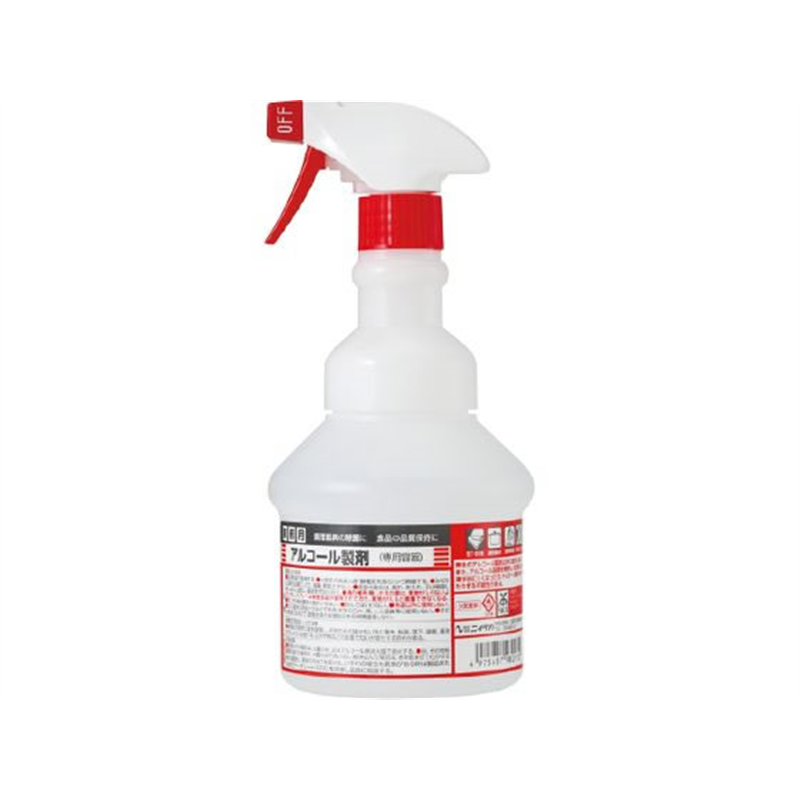 ニイタカ アルコール製剤 広口ワイド500スプレーボトル 900021 1個（ご注文単位1個）【直送品】