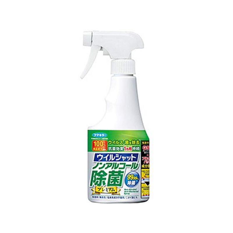 フマキラー ウイルシャット ノンアルコール除菌 プレミアム 250mL 1個（ご注文単位1個）【直送品】