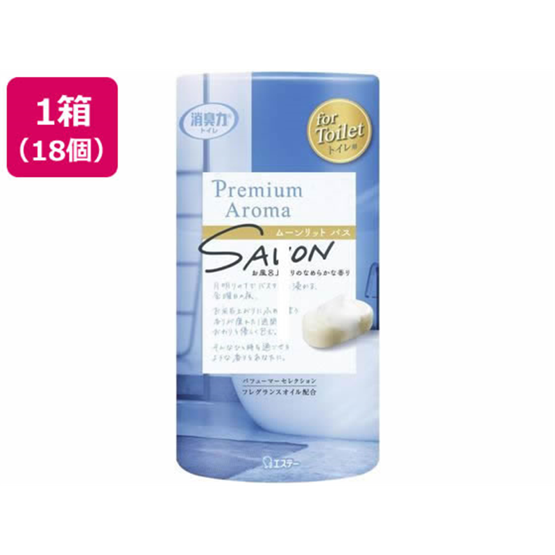 エステー トイレの消臭力 プレミアムアロマ ムーンリットバス 400mL 18個 1箱（ご注文単位1箱）【直送品】
