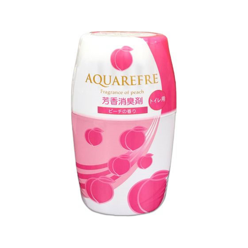 ライオンケミカル アクアリフレ トイレ用 芳香消臭剤 ピーチの香り 1個（ご注文単位1個）【直送品】