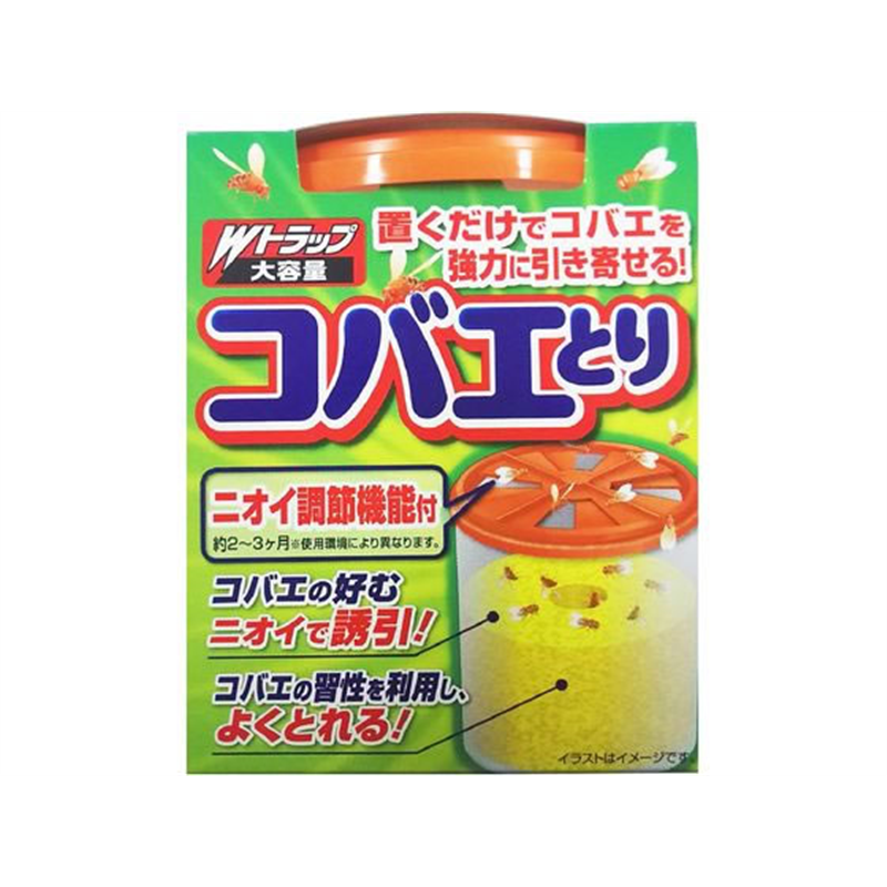 ライオンケミカル Wトラップコバエとり 長時間用 1個（ご注文単位1個）【直送品】