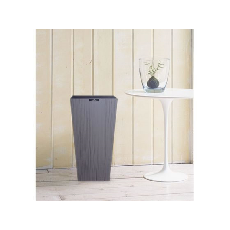 橋本達之助工芸 ダストBOX L角 ウッドグレイン ブラック 1個（ご注文単位1個）【直送品】