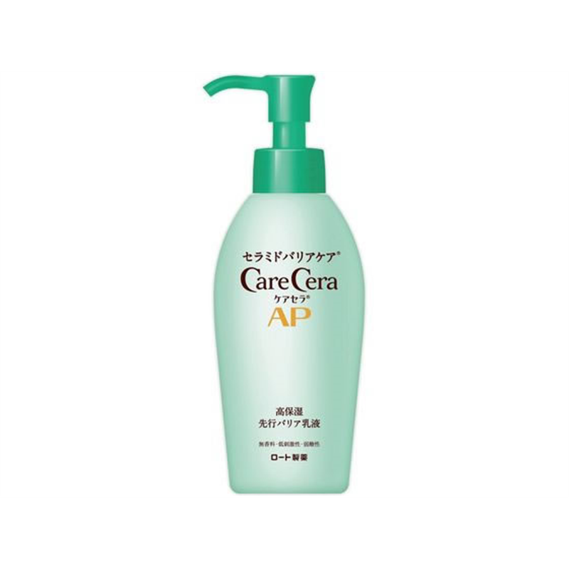 ロート製薬 ケアセラAP 高保湿先行バリア乳液 130mL 本体 1本（ご注文単位1本）【直送品】