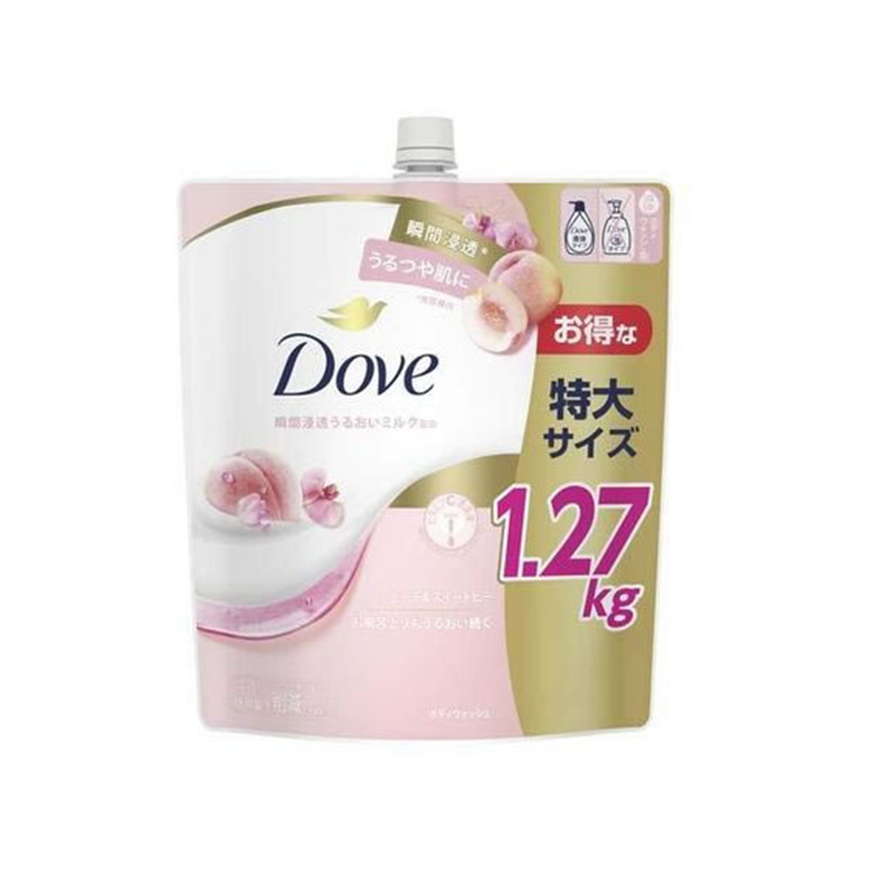 ユニリーバ ダヴ ボディウォッシュ ピーチ&スイートピー 詰替 1270g 1個（ご注文単位1個）【直送品】