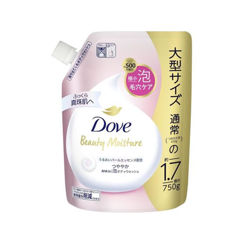 ユニリーバ ダヴ ビューティーモイスチャー 泡ボディウォッシュ つややか 替 1個（ご注文単位1個）【直送品】