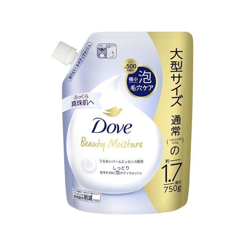 ユニリーバ ダヴ ビューティーモイスチャー 泡ボディウォッシュ しっとり 替 1個（ご注文単位1個）【直送品】