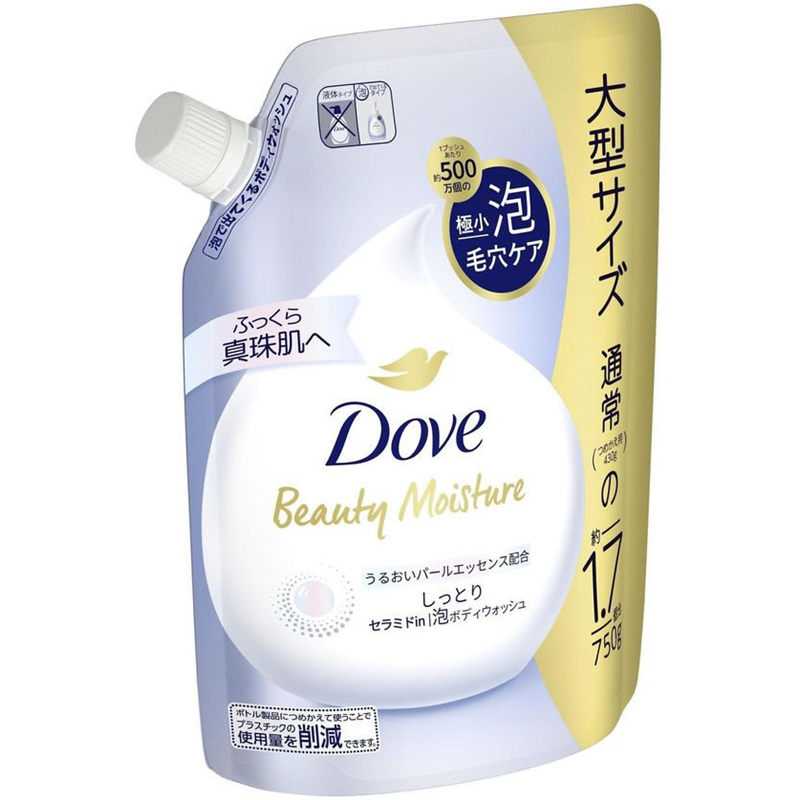 ユニリーバ ダヴ ビューティーモイスチャー 泡ボディウォッシュ しっとり 替 1個（ご注文単位1個）【直送品】