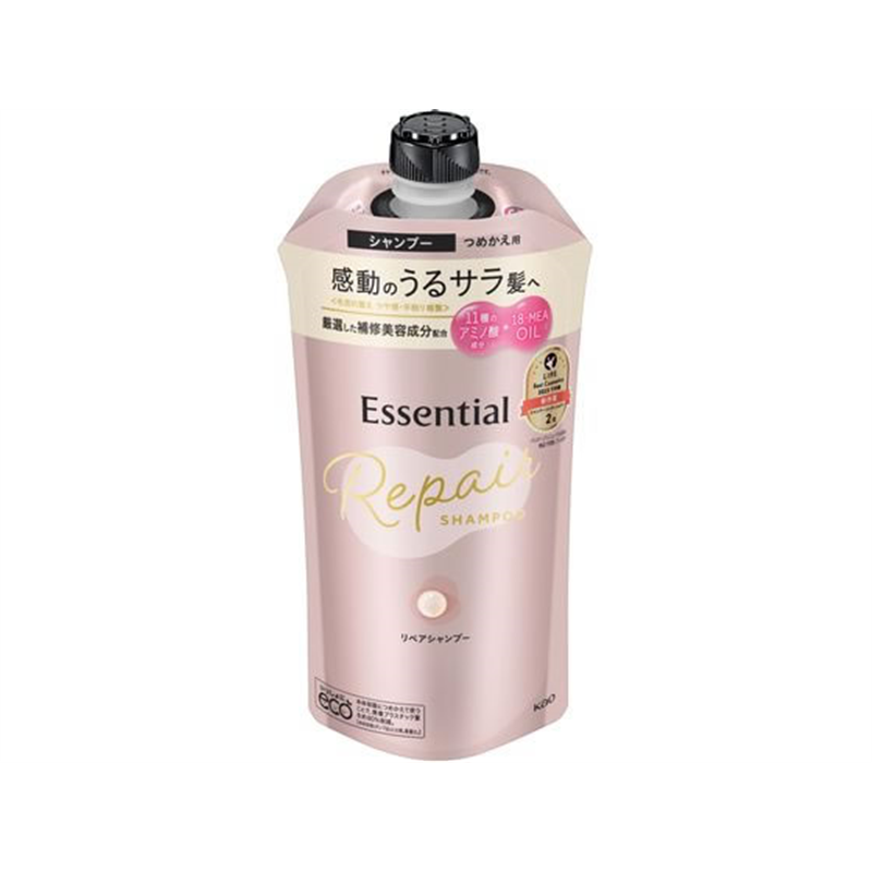 KAO エッセンシャル リペアシャンプー 詰替 340mL 1個（ご注文単位1個）【直送品】