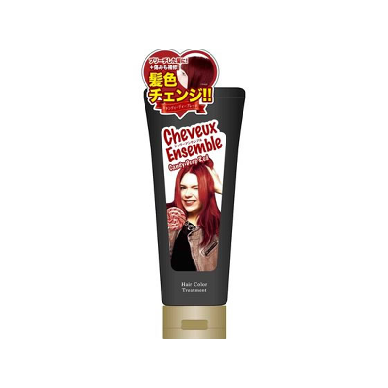 ダイムヘルスケア シュヴーアンサンブル ヘアカラー トリートメント ディープレッド 1個（ご注文単位1個）【直送品】