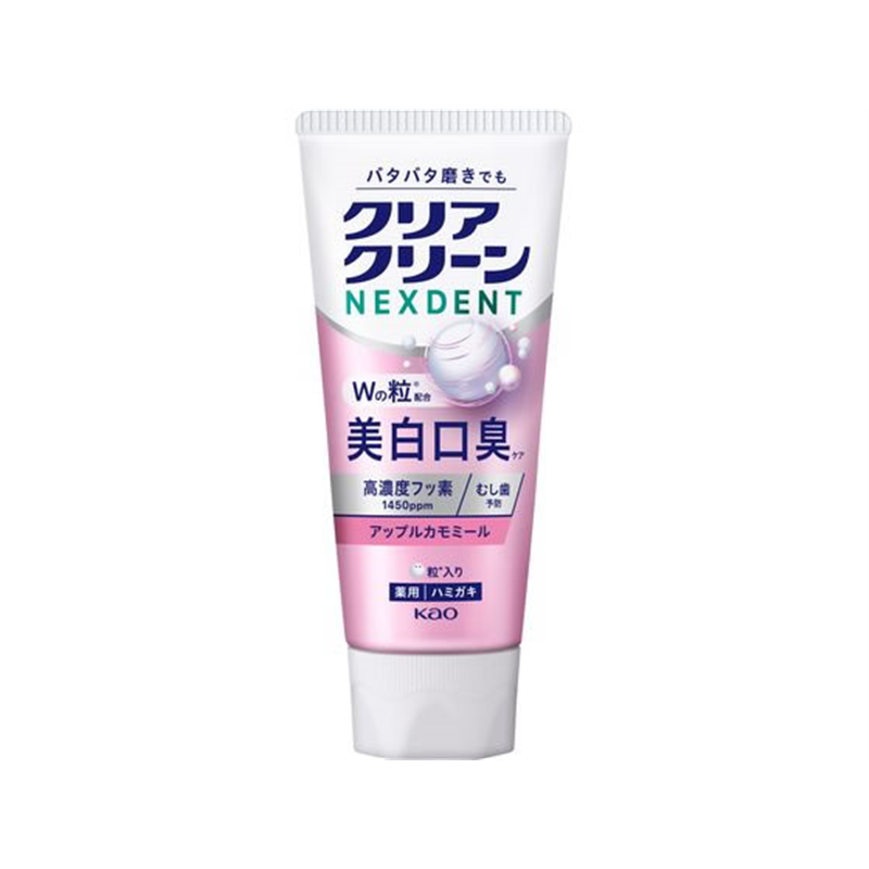 KAO クリアクリーン NEXDENT 美白口臭 アップルカモミール 110g 1本（ご注文単位1本）【直送品】