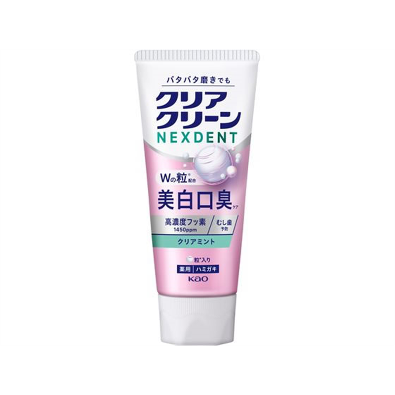 KAO クリアクリーン NEXDENT 美白口臭 クリアミント 110g 1本（ご注文単位1本）【直送品】