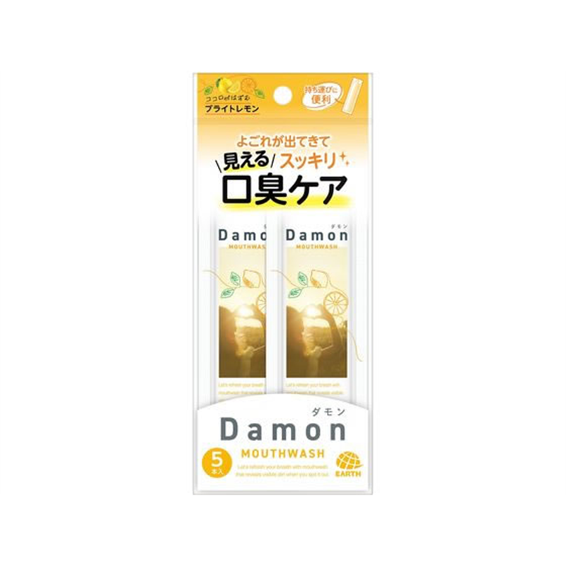 アース製薬 ダモン ブライトレモン 12mL×5本 1パック（ご注文単位1パック）【直送品】