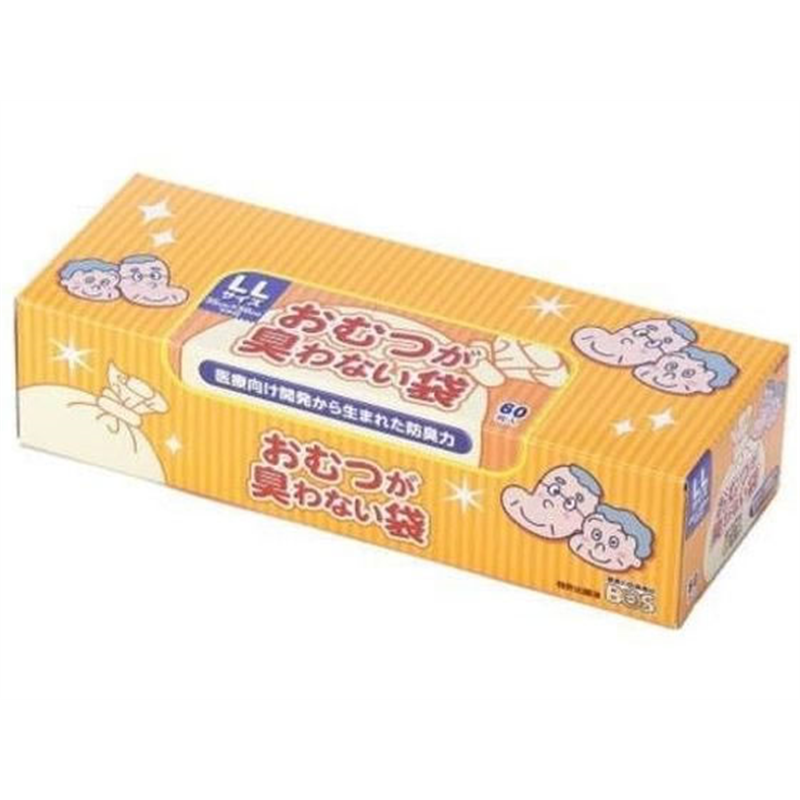 クリロン化成 おむつが臭わない袋 BOS 大人用 LL 60枚 1個（ご注文単位1個）【直送品】