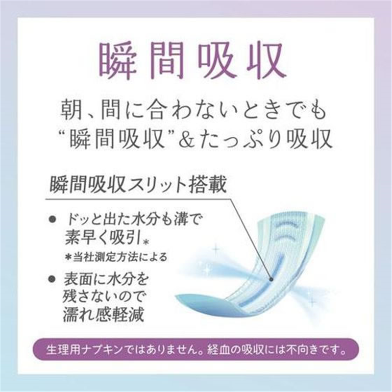 大王製紙 ナチュラ夜つけて朝安心 吸水パッド 130cc 大容量 1個（ご注文単位1個）【直送品】