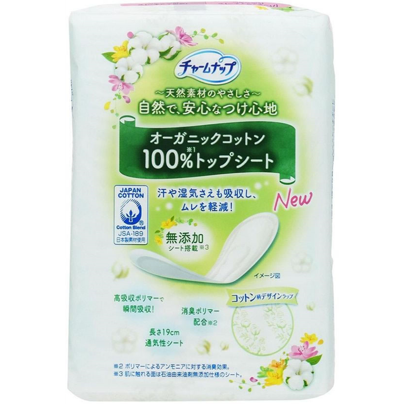 ユニ・チャーム チャームナップ 吸水さらフィ オーガニックコットン 10cc 30枚 1パック（ご注文単位1パック）【直送品】