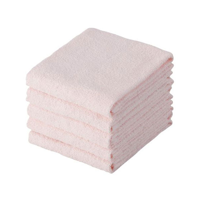 テンダイ ライトカラーフェイスタオル5枚組 ピンク  A219615 1袋（ご注文単位1袋）【直送品】