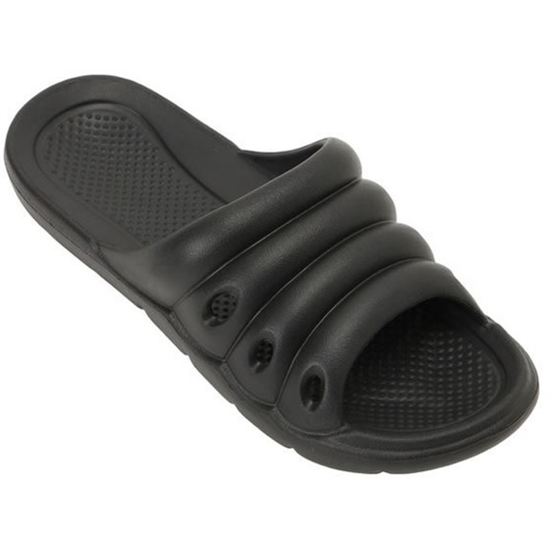 スマイル EVA軽量サンダル1足 M ブラック 790120 1足（ご注文単位1足）【直送品】