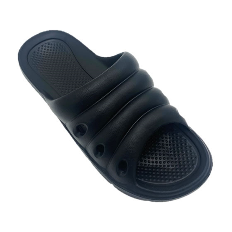 スマイル EVA軽量サンダル1足 L ブラック 719459 1足（ご注文単位1足）【直送品】