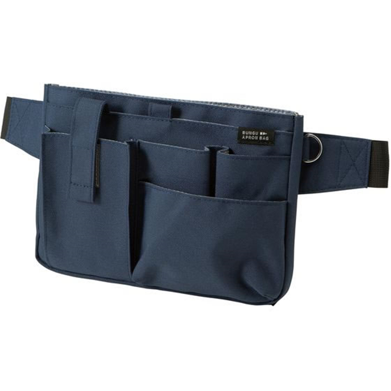 クツワ 文具エプロンバッグ ネイビー BE021NB 1個（ご注文単位1個）【直送品】