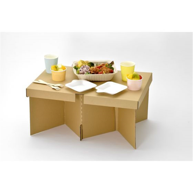 アートナップ 折りたたみダンボールテーブル KR-5001 1個（ご注文単位1個）【直送品】