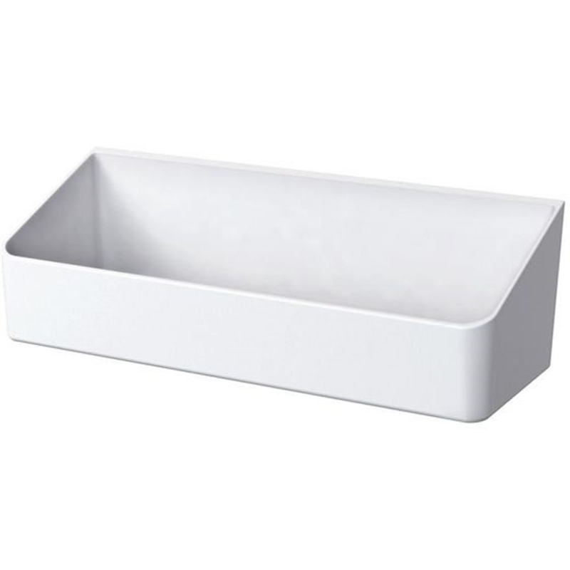 アスベル ラックス マグネット 収納ラック ポケット L ワイド ホワイト A5012 1個（ご注文単位1個）【直送品】