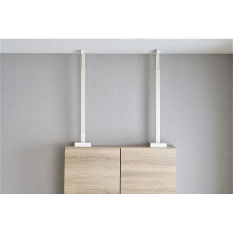 アイリスオーヤマ 家具転倒防止耐震バーL ホワイト KTTB-L 1セット（ご注文単位1セット）【直送品】