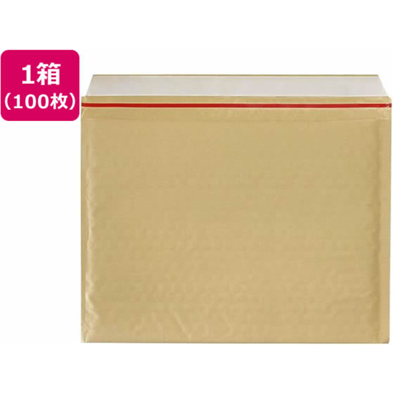 今村紙工 薄口クッション封筒 ネコポス対応 茶 開封テープ付き 1 1箱（ご注文単位1箱）【直送品】