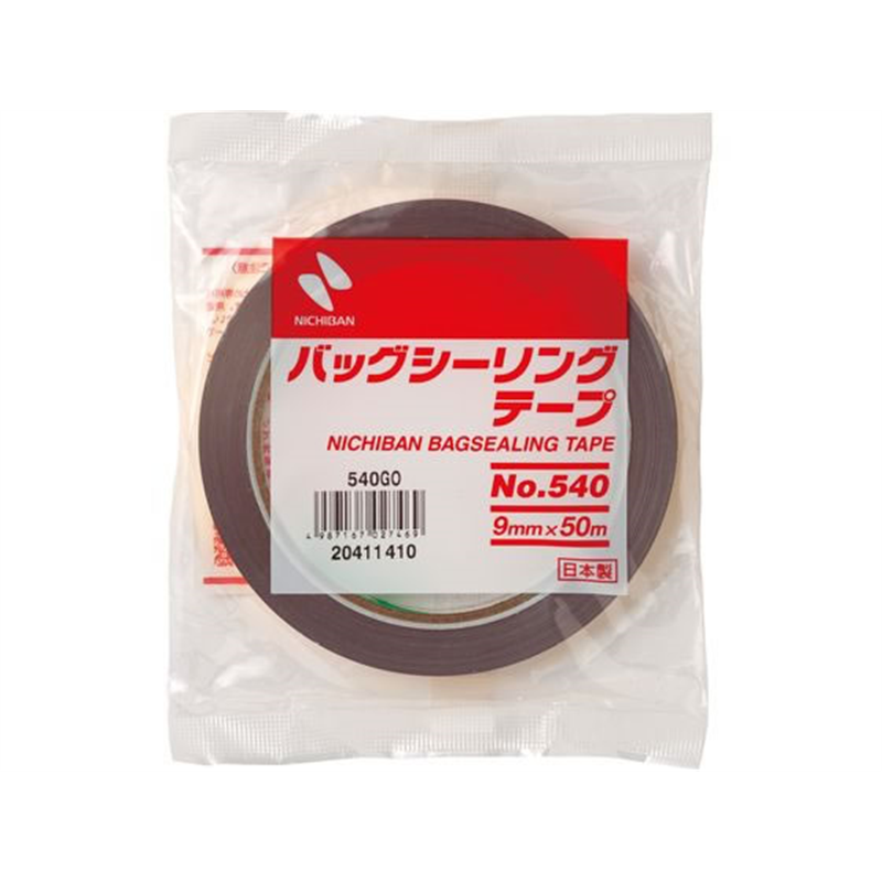 ニチバン ニチバン バッグシーリングテープ 9mm×50m 金色 BS540GO 1巻（ご注文単位1巻）【直送品】