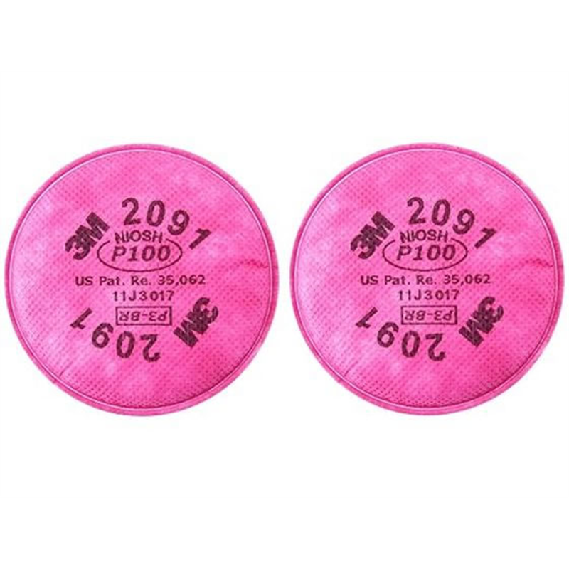 3M 防塵マスクフィルターろ過材 1組(2枚) 2091 OHSP 1組（ご注文単位1組）【直送品】