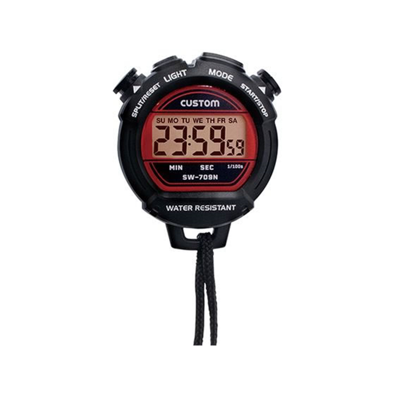 カスタム 防滴ストップウォッチ IPX4準拠 SW-709N 6-5612-21 1個（ご注文単位1個）【直送品】
